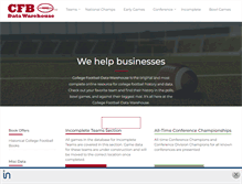 Tablet Screenshot of cfbdatawarehouse.com